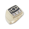 Maxim Series Men's Square Signet Ring